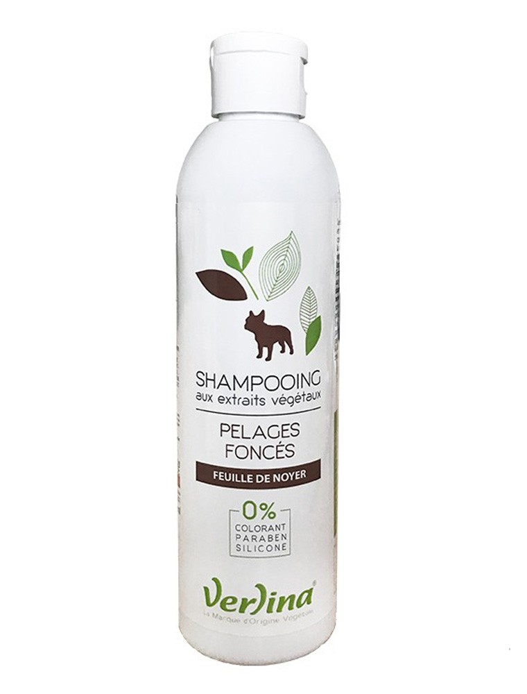 Shampooing Pelages Foncés - Chiens 250 ml - Verlina