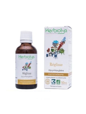 Image de Réglisse Bio - Digestion Teinture-mère Glycyrrhiza glabra 50 ml - Herbiolys depuis ▷ Meilleures ventes de plantes médicinales à l'herboristerie