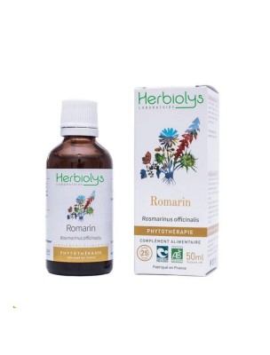 Image de Romarin Bio - Digestion Teinture-mère Rosmarinus officinalis 50 ml - Herbiolys depuis ▷▷ Teintures mères de plantes commençant par la lettre R