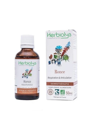 Image de Ronce Macérât de jeune pousse Bio - Respiration et Allergies 50 ml - Herbiolys depuis Allergolys Bio - Allergies Extrait de plantes fraîches 50 ml - Herbiolys