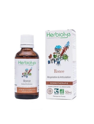 Image de Ronce Macérât de jeune pousse Bio - Respiration et Allergies 50 ml - Herbiolys depuis Résultats de recherche pour "Flacon en verre"