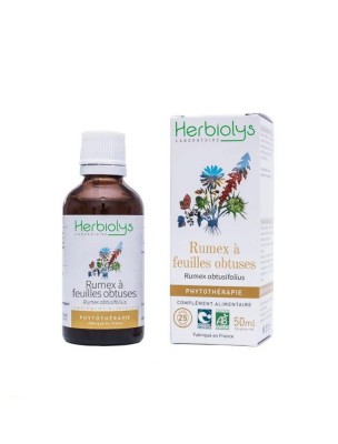 Image de Rumex à feuilles obtuses - Dépuratif Teinture-mère Rumex obtusifolius 50 ml - Herbiolys depuis Commandez les produits Herbiolys à l'herboristerie Louis