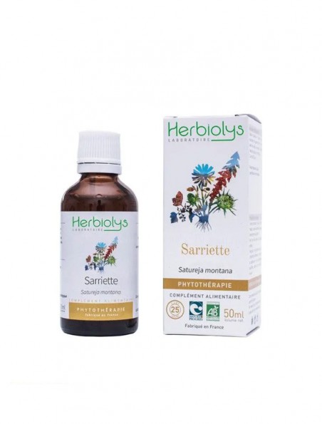 Image principale de Sarriette des Montagnes Bio - Tonique et Antiparasitaire Teinture-mère Satureja montana 50 ml - Herbiolys