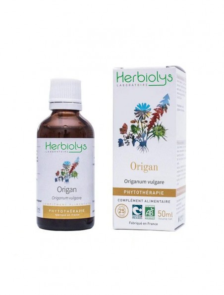 Image principale de Origan Bio - Respiration et Digestion Teinture-mère Origanum vulgare 50 ml - Herbiolys