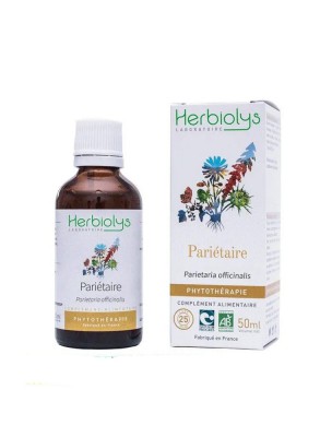 Image de Pariétaire Bio - Casse-pierre Teinture-mère Parietaria officinalis 50 ml - Herbiolys via Pariétaire Bio - Tisane 100g pour système urinaire et hémorroïdes