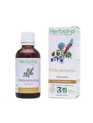 Image de Petite Pervenche Bio - Acouphènes et Mémoire Teinture-mère Vinca minor 50 ml - Herbiolys depuis ▷ Meilleures ventes de plantes médicinales à l'herboristerie