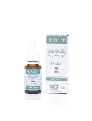 Image de Olive Olivier n°23 - Vitalité Bio aux fleurs de Bach 15 ml - Herbiolys depuis Résultats de recherche pour "Bio Vitalité - "