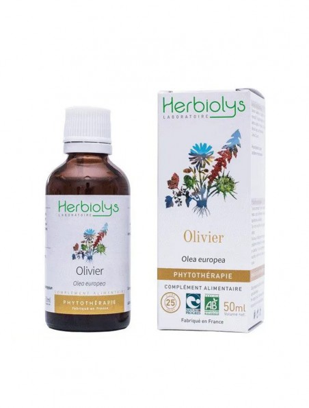 Image principale de Olivier Bio - Coeur Teinture-mère Olea europaea 50 ml - Herbiolys