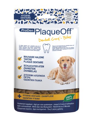 Image de Dental Croq' - Dental Plaque, Tartar and Dog Breath 150 g ProDen depuis Order the products ProDen at the herbalist's shop Louis