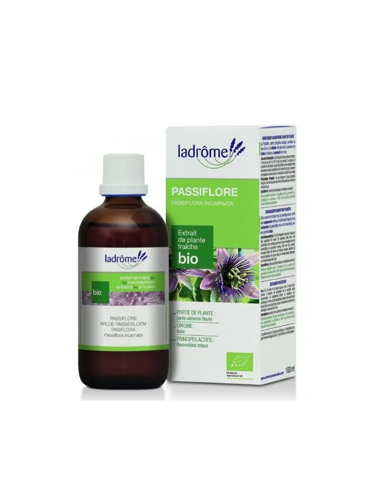 Image principale de la modale pour Passiflore Bio - Sommeil et Relaxation Teinture-mère Passiflora incarnata 100 ml - Ladrôme