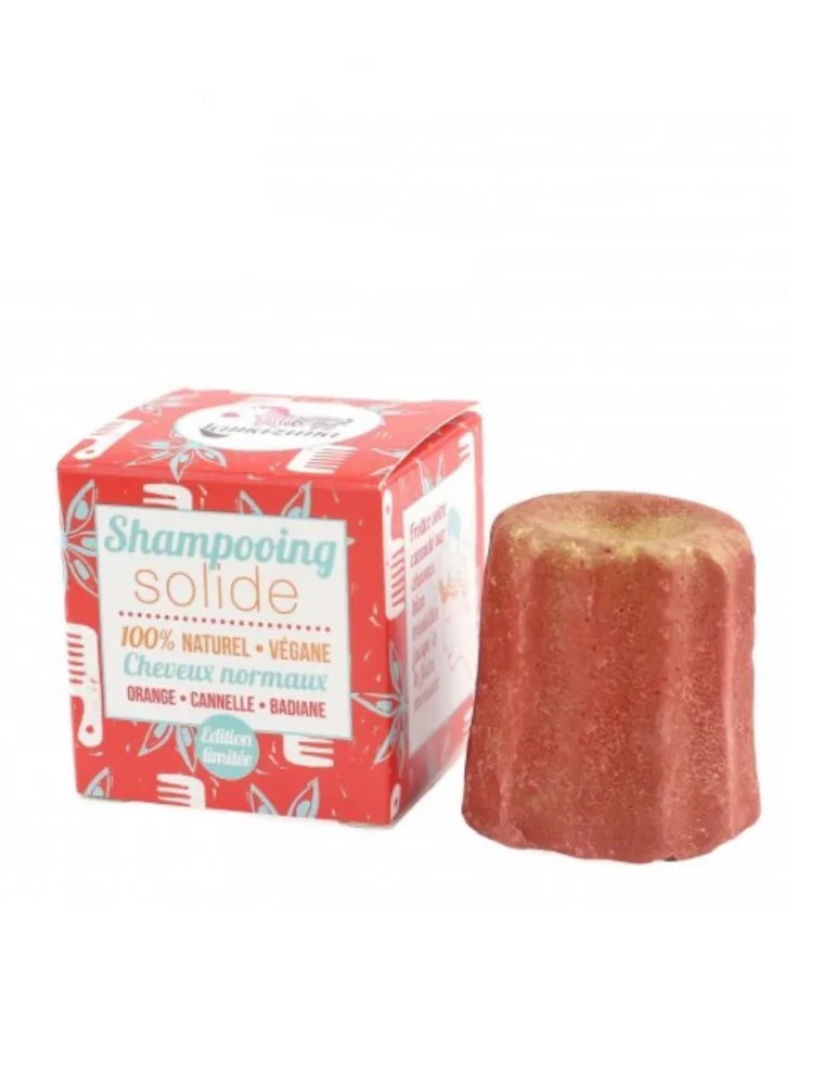 Shampoing solide Orange, Cannelle et Badiane pour cheveux normaux Vegan - Edition limitée 55 grammes - Lamazuna