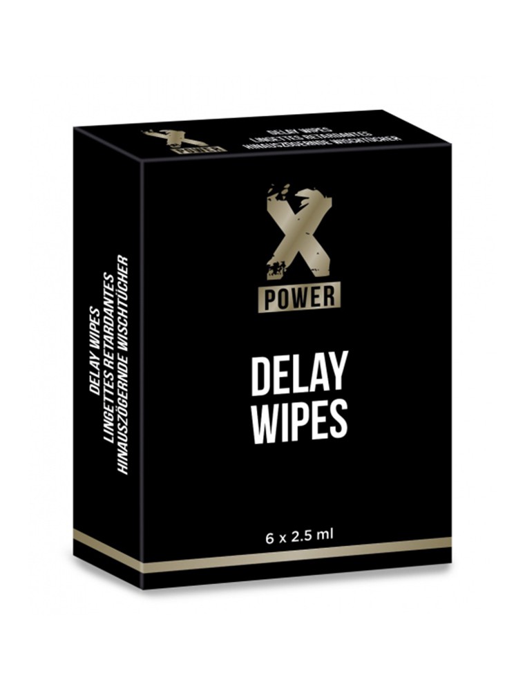 Delay Wipes XPower - 6 Lingettes Retardantes - LaboPhyto