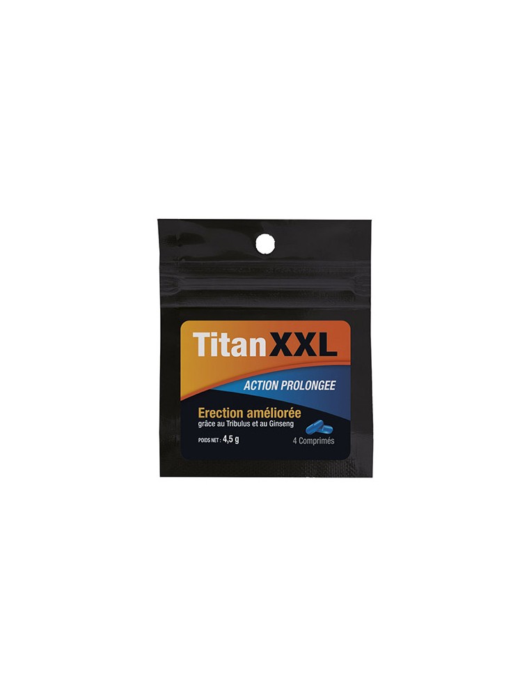 Image principale de la modale pour Titan XXL - Action prolongée 4 comprimés - LaboPhyto