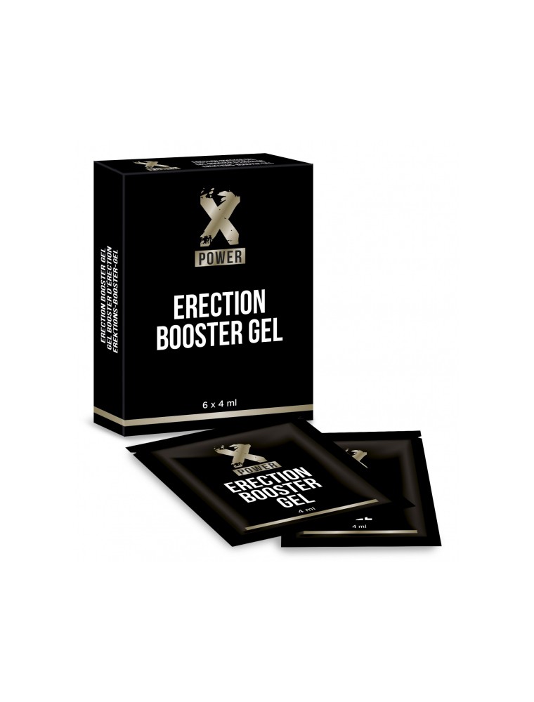 Image principale de la modale pour Erection Booster XPower - Gel d'érection 6 unidoses de 4 ml - LaboPhyto