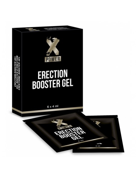 Image principale de Erection Booster XPower - Gel d'érection 6 unidoses de 4 ml - LaboPhyto