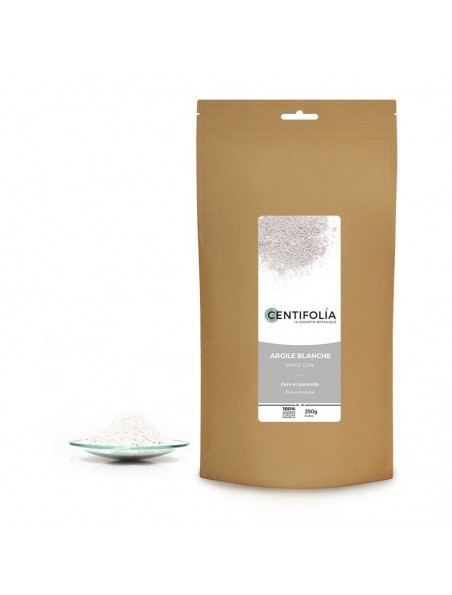 Achetez Argile Blanche - Peaux sèches et sensibles 250 g - Centifolia à l'herboristerie Louis Image principale de Argile Blanche - Peaux sèches et sensibles 250 g - Centifolia