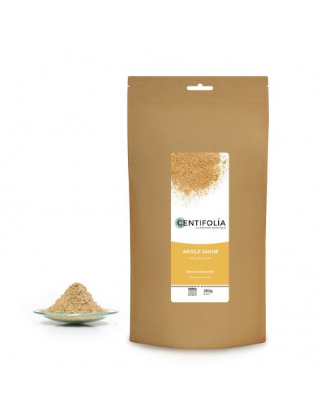 Argile Jaune - Peaux mixtes et grasses 250 g - Centifolia Argile Jaune - Peaux mixtes et grasses 250 g - Centifolia