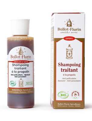 Image de Shampoing Anti-pelliculaire - A la Propolis 125 ml - Ballot-Flurin depuis Produits naturels pour vos cheveux - Herboristerie en ligne