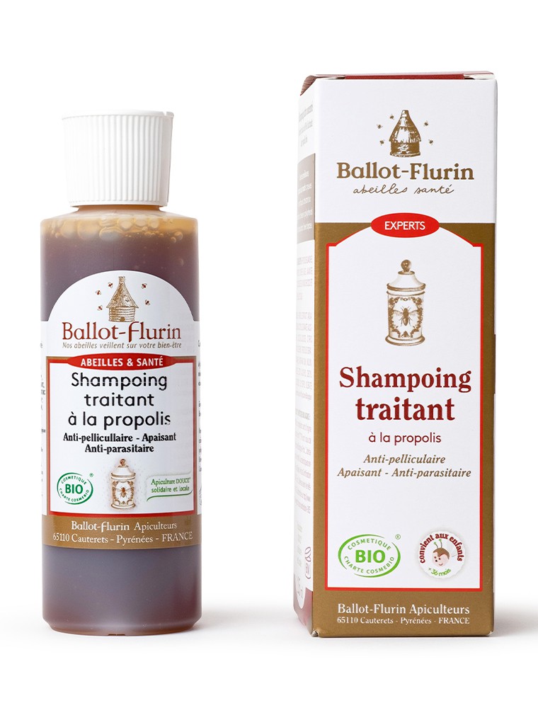 Image principale de la modale pour Shampoing Anti-pelliculaire - A la Propolis 125 ml - Ballot-Flurin