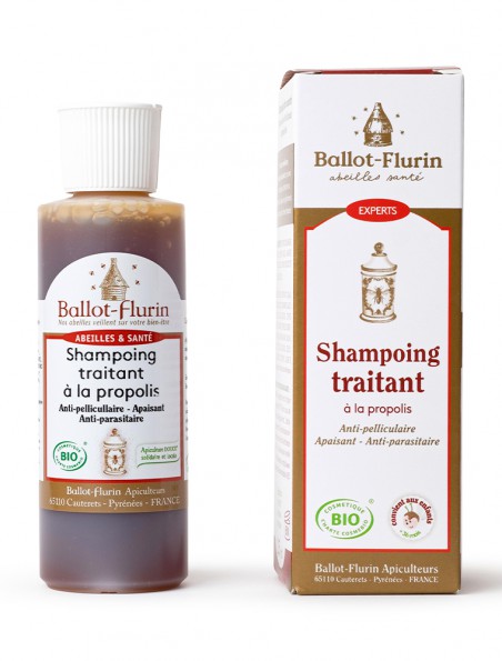 Image principale de Shampoing Anti-pelliculaire - A la Propolis 125 ml - Ballot-Flurin