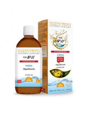 Image de POE N°11 Millepertuis et Oligo - Stress 200ml - Bioligo via Millepertuis Bio - 100g - Tisane Hypericum perforatum L.