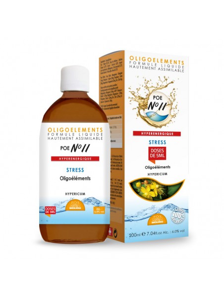 Achetez POE N°11 Millepertuis et Oligo - Stress 200ml - Bioligo à l'herboristerie Louis Image principale de POE N°11 Millepertuis et Oligo - Stress 200ml - Bioligo