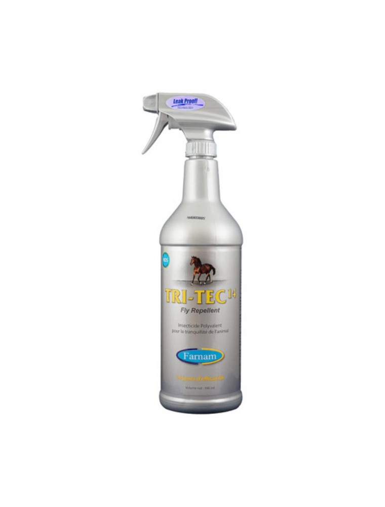 Image principale de la modale pour Tri Tec 14 - Insecticide pour Chevaux 600ml - Farnam