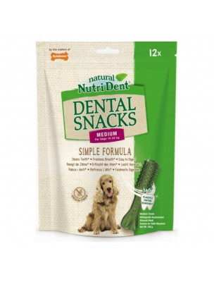 Image de Nutri Dent Medium - Dental Snacks for Dogs 12 pieces Nylabone depuis Buy the products Nylabone at the herbalist's shop Louis