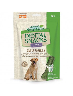 Image de Nutri Dent Large - Dental snacks for dogs 4 pieces - Nylabone depuis Order the products Nylabone at the herbalist's shop Louis