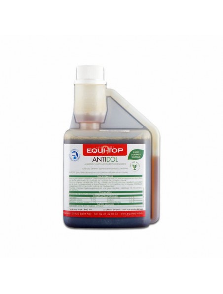 Achetez Antidol - Souplesse et Mobilité pour Chevaux 500 ml - Equi-Top à l'herboristerie Louis Image principale de Antidol - Souplesse et Mobilité pour Chevaux 500 ml - Equi-Top