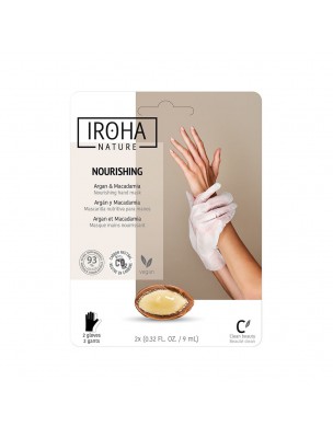 Image de Hand Mask - Nourishing 1 treatment - Iroha Nature depuis Buy the products Iroha Nature at the herbalist's shop Louis