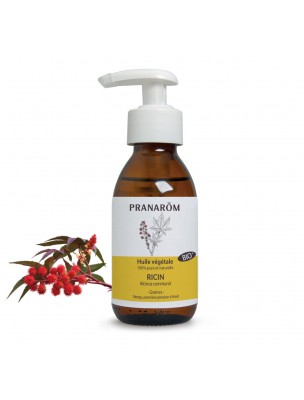 Image de Ricin Bio - Huile végétale de Ricinus communis 100 ml - Pranarôm via Shampooing Sec Sans Rinçage Bio - Kiwi 50 g - Centifolia