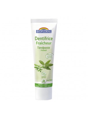 Image de Organic Freshening Toothpaste - Oral Hygiene 100g Biofloral depuis Vegetable toothpaste in tube or solid