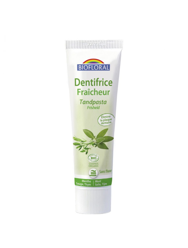 Dentifrice Fraîcheur Bio - Hygiène bucco-dentaire 100g - Biofloral