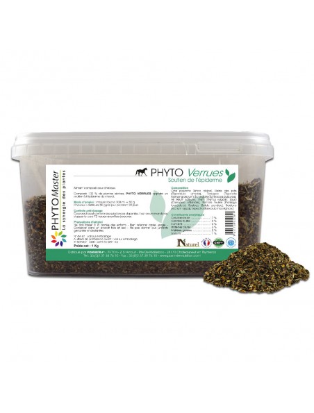 Phyto Verrues - Epiderme des chevaux 1kg - Phyto Master Phyto Verrues - Epiderme des chevaux 1kg - Phyto Master