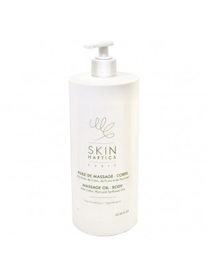 Image de Huile de Massage - Hypoallergénique 1 Litre - SkinHaptics via Acheter Huile de Massage au Calendula - Réchauffe et prend soin de la