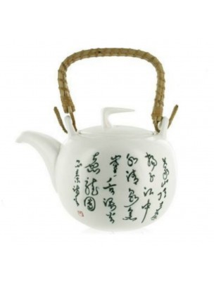 Image de Porcelain Teapot - Chinese Characters 1 Litre depuis Cast iron, porcelain or glass teapots for aesthetic brewing