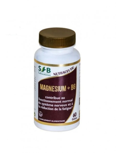 Magnésium + B6 - Stress et fatigue 60 gélules - SFB Laboratoires