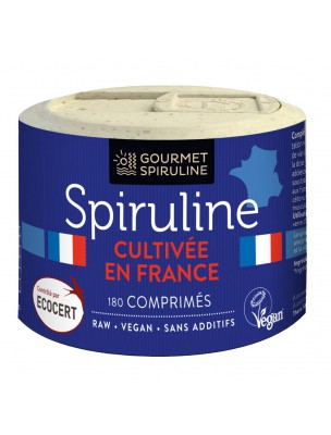 Image de Spiruline France Bio - Vitalité 180 comprimés - Gourmet Spiruline depuis Spiruline bio de qualité supérieure en vente en ligne