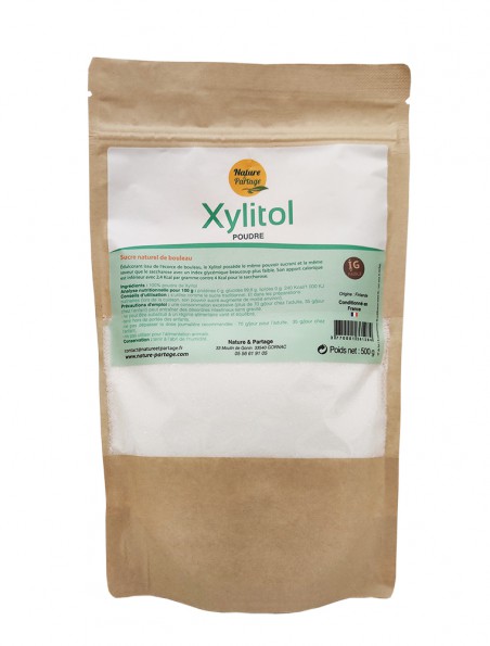 Image principale de Xylitol - Sucre Naturel 500 grammes - Nature et Partage