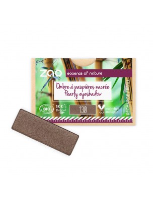 Image de Recharge Ombre à paupières rectangle Bio - Marron Intense 130 1,3 grammes - Zao Make-up depuis louis-herboristerie