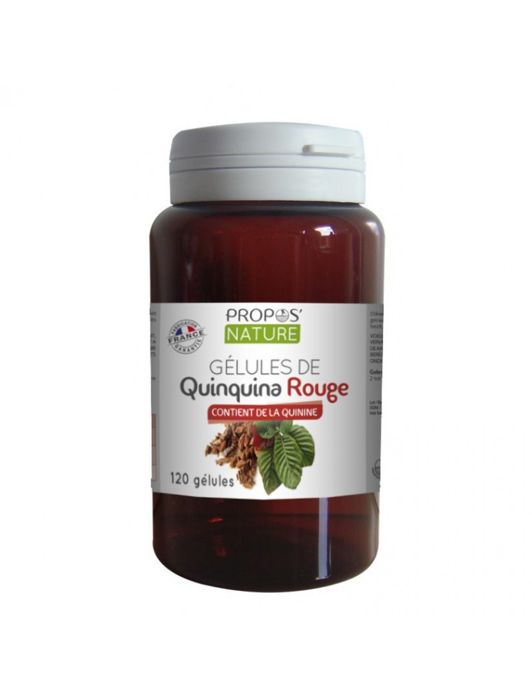 Quinquina rouge - Digestion 120 gélules - Propos Nature Quinquina rouge - Digestion 120 gélules - Propos Nature