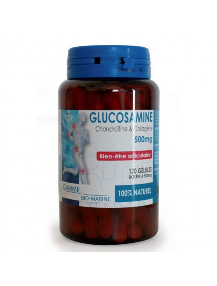 Image principale de la modale pour Glucosamine, Chrondroïtine et Collagène marin - Articulations 120 gélules - Propos Nature