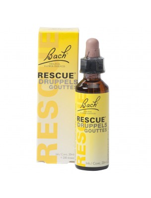 Image de Rescue Remedy - The Doctor's first aid remedy Bach 20 ml drops - Flower Remedy Bach Original depuis Rescue from Bach in drops for the whole family, including pets