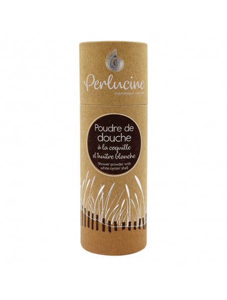 Image principale de Poudre de Douche à la Coquille d'Huître Blanche Bio - Soin du Corps 80 g - Perlucine