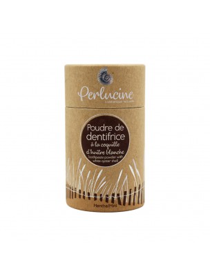 Image de Poudre de Dentifrice à la Coquille d'Huître Blanche Bio - Soin des Dents 25 g - Perlucine via Dr Hauschka - Lait Crème pour le Corps Bergamote Citronnelle