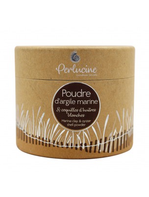 Image de Sea Clay Powder and White Oyster Shells Organic - Face and Body 200 g - (French) Perlucine depuis Buy the products Perlucine at the herbalist's shop Louis