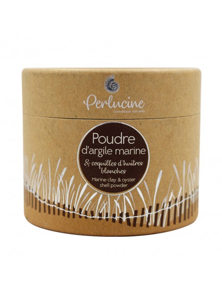 Achetez Poudre d'Argile marine et Coquilles d'Huîtres Blanches Bio - Visage et Corps 200 g - Perlucine à l'herboristerie Louis Image principale de Poudre d'Argile marine et Coquilles d'Huîtres Blanches Bio - Visage et Corps 200 g - Perlucine