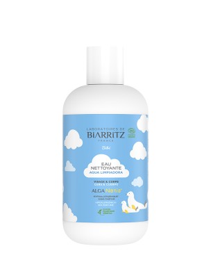 Image de Alga Natis Organic Cleansing Water - Baby's Face and Body 200 ml - Les Laboratoires de Biarritz depuis The beauty of your skin, your hair and your nails!