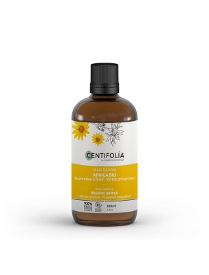 Image de Arnica Bio - Coups et Chocs Huile de Soin 100 ml - Centifolia via Millepertuis Bio - Centifolia - Macérât huileux 100ml